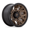 Image of FUEL FUEL D826 TRACTION MATTE BRONZE BLACK RING wheel