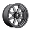 Image of FUEL FUEL D552 TROPHY MATTE GUNMETAL BLACK BEAD RING wheel