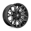 Image of FUEL FUEL D769 TWITCH GLOSS BLACK MILLED wheel