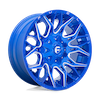 Image of FUEL FUEL D770 TWITCH ANODIZED BLUE MILLED wheel