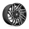 Image of FUEL FUEL D773 TYPHOON GLOSS BLACK MILLED wheel