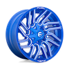 Image of FUEL FUEL D774 TYPHOON ANODIZED BLUE MILLED wheel
