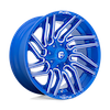 FUEL FUEL D774 TYPHOON ANODIZED BLUE MILLED