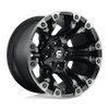 Image of FUEL FUEL D851 VAPOR MATTE BLACK GRAY TINT wheel