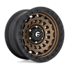 Image of FUEL FUEL D634 ZEPHYR MATTE BRONZE BLACK BEAD RING wheel
