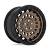 Image of FUEL FUEL D634 ZEPHYR MATTE BRONZE BLACK BEAD RING wheel