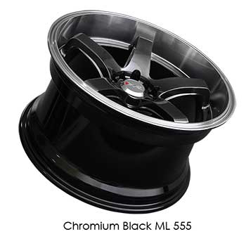 XXR 555 CHROMIUM BLACK Chromium Black