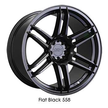 XXR 558 FLAT BLACK Flat Black
