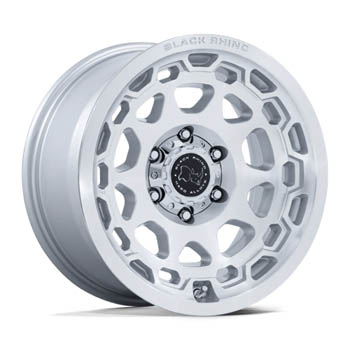 BLACK RHINO BR026 CONGO GLOSS SILVER MACHINED FACE GLOSS SILVER MACHINED FACE