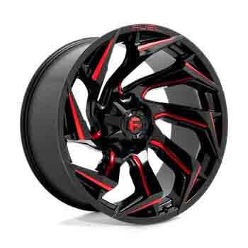 FUEL FUEL D755 REACTION GLOSS BLACK MILLED RED TINT GLOSS BLACK MILLED RED TINT