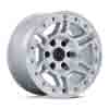 BLACK RHINO BR039 VANGUARD GLOSS SILVER MACHINED FACE