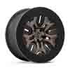 Image of BLACK RHINO BR406 ROCKLEDGE MATTE BRONZE wheel