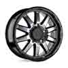 Image of BLACK RHINO EXCURSION GLOSS BLACK MIRROR CUT FACE wheel