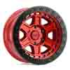 BLACK RHINO RENO CANDY RED BLACK RING