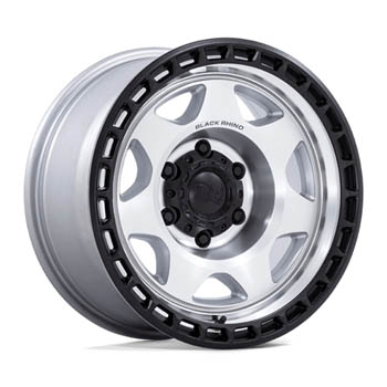BLACK RHINO BR018 VOYAGER SILVER MACHINED M-BLACK LIP SILVER MACHINED M-BLACK LIP