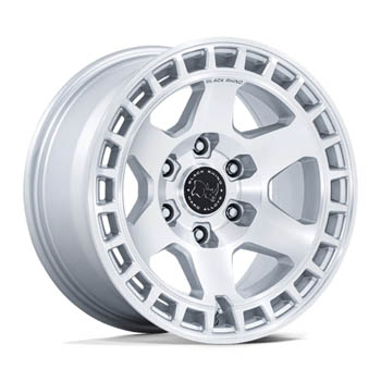 BLACK RHINO BR022 BAHARI GLOSS SILVER MACHINED FACE GLOSS SILVER MACHINED FACE