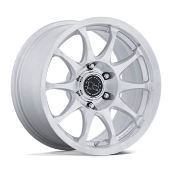BLACK RHINO BR038 RONIN GLOSS SILVER MACHINED FACE GLOSS SILVER MACHINED FACE