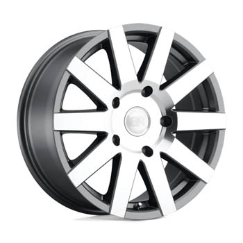 BLACK RHINO JOURNEY GLOSS GUNMETAL MIRROR CUT FACE GLOSS GUNMETAL MIRROR CUT FACE