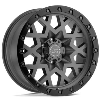 BLACK RHINO SPROCKET MATTE GUNMETAL BLACK RING MATTE GUNMETAL BLACK RING